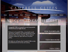 Tablet Screenshot of campbellcliffs.com